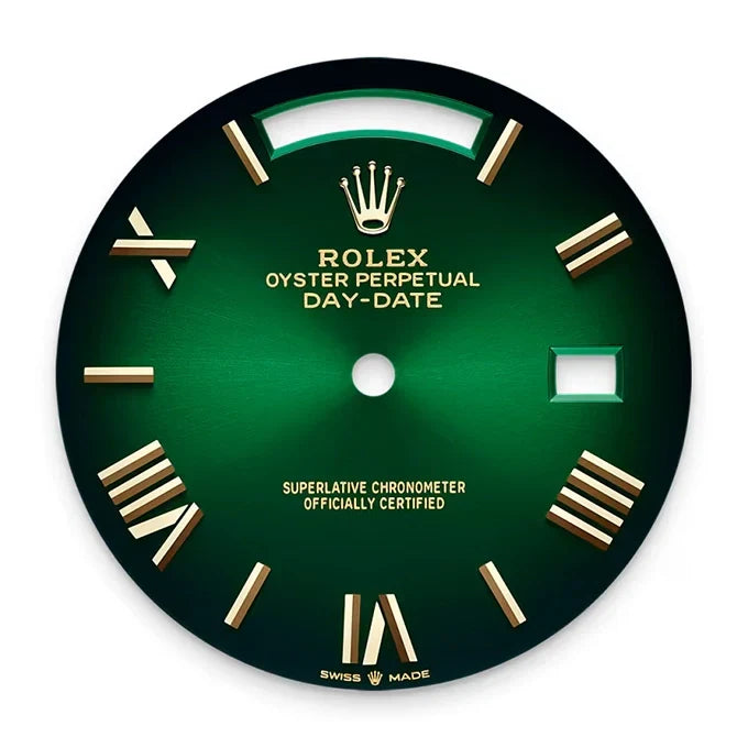 Day-Date 40 Oyster, 40 mm, Yellow Gold, Green Ombré Dial, Ref# 228238-0069
