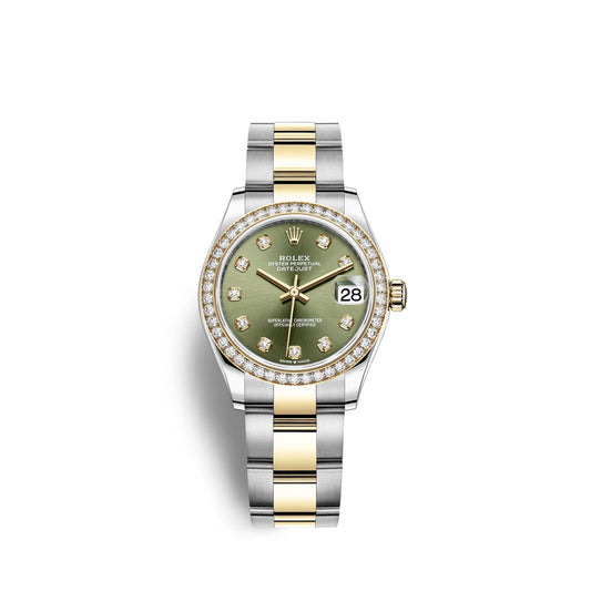 Datejust 31, Oystersteel, 18kt Yellow Gold and diamonds, Ref# 278383RBR-0029
