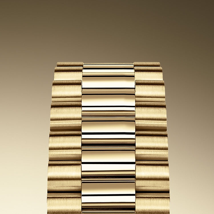 Day-Date 36, 18k Yellow Gold with Diamond-set, 36mm, Ref# 128238-0088
