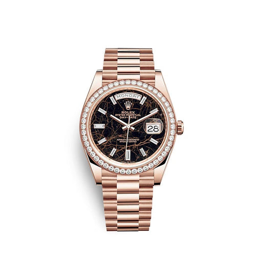 Day-Date 40 Everose gold Ref# 228345RBR-0016