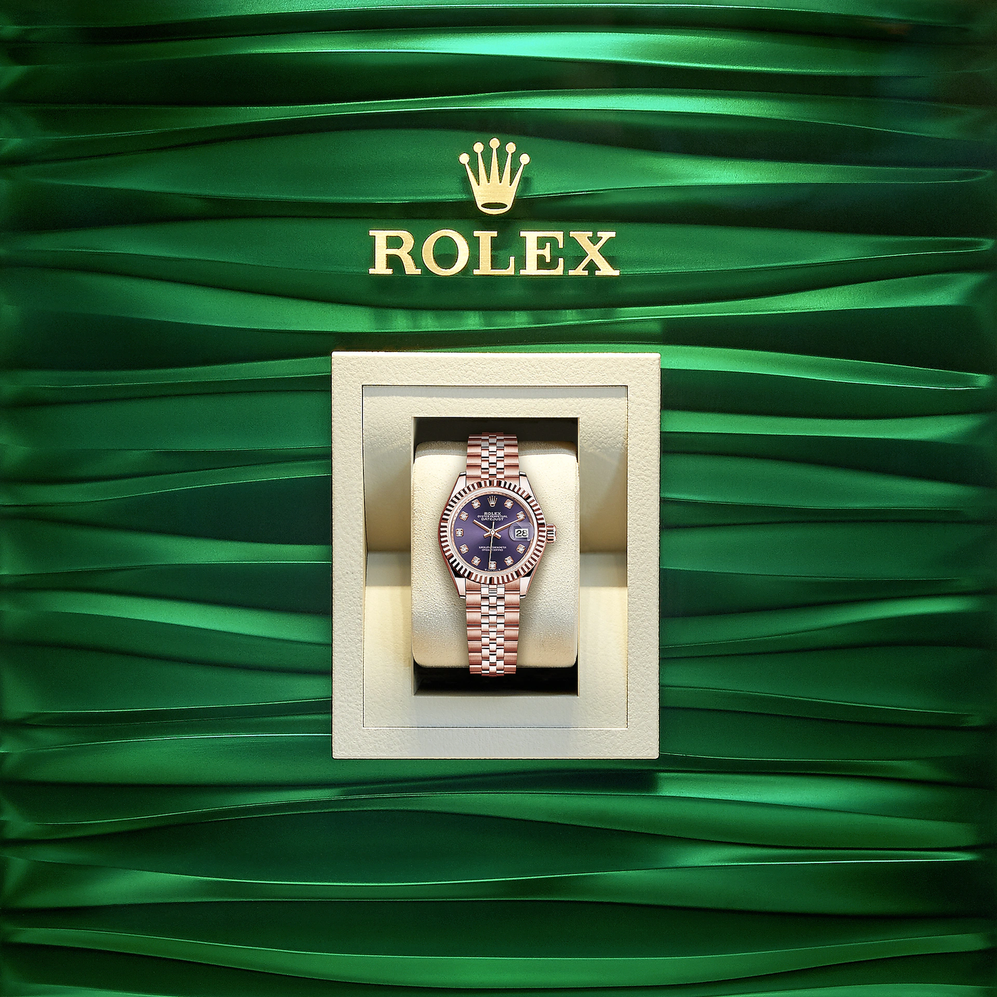 Lady-Datejust 28, 18k Everose Gold, Ref# 279175-0020