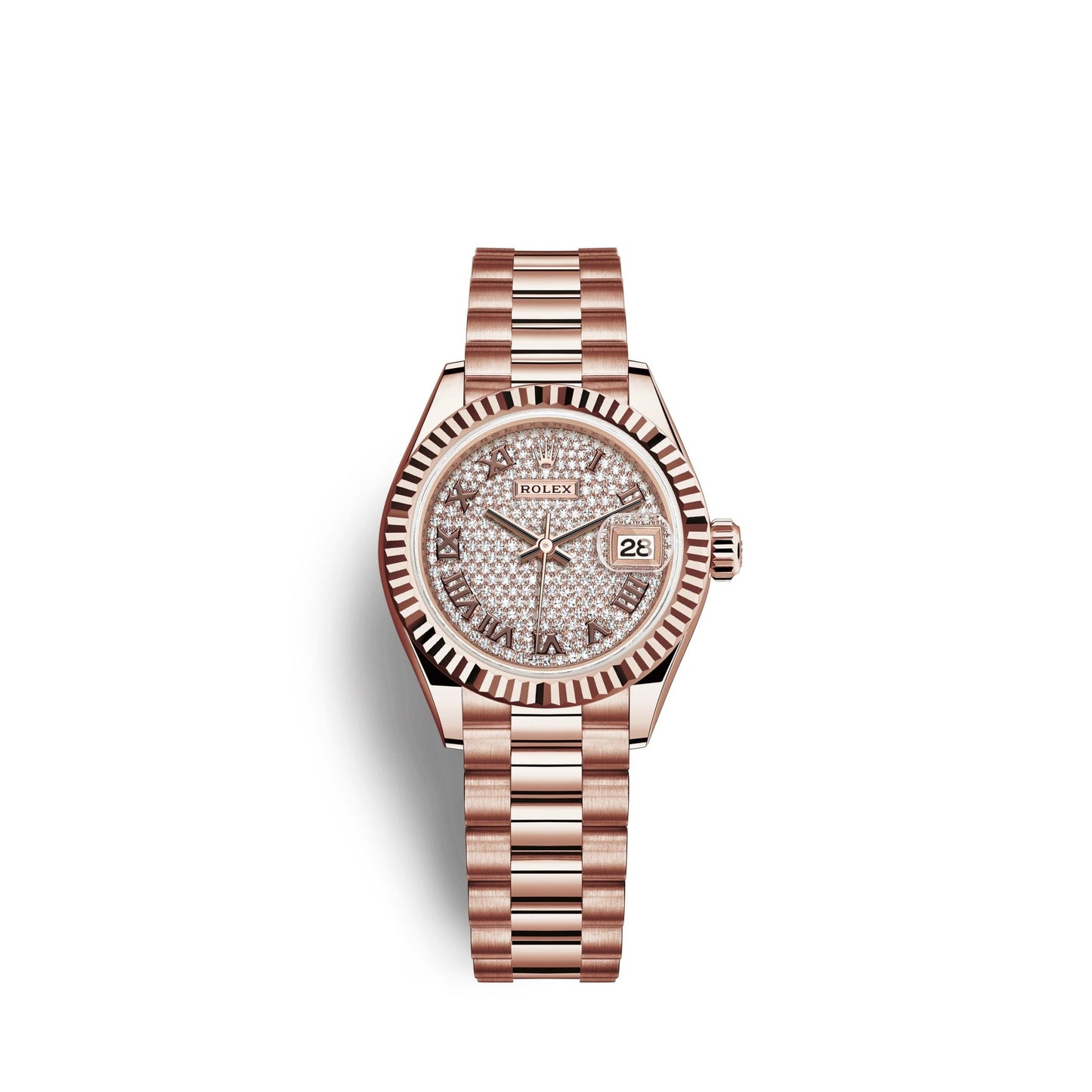 Lady-Datejust 28, 18k Everose Gold, Ref# 279175-0023