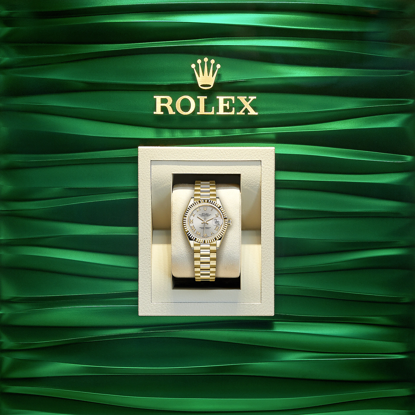 Lady-Datejust 28, 18k Yellow Gold, Ref# 279178-0020