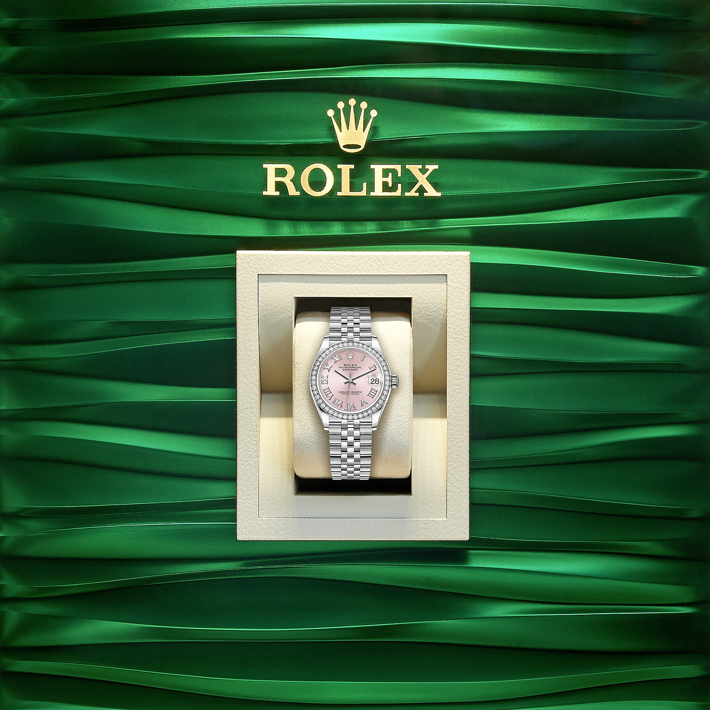 Lady-Datejust 28, Oystersteel and 18k White Gold, Ref# 279384RBR-0005
